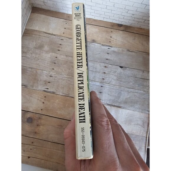 Georgette Heyer Duplicate Death Bantam Mystery Paperback 1970 Vintage Gothic - Picture 2 of 5
